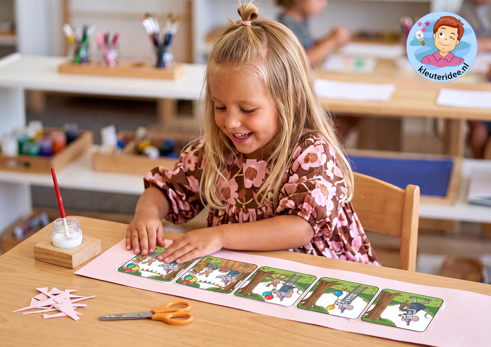 logische volgorde thema een show voor muis kleuteridee